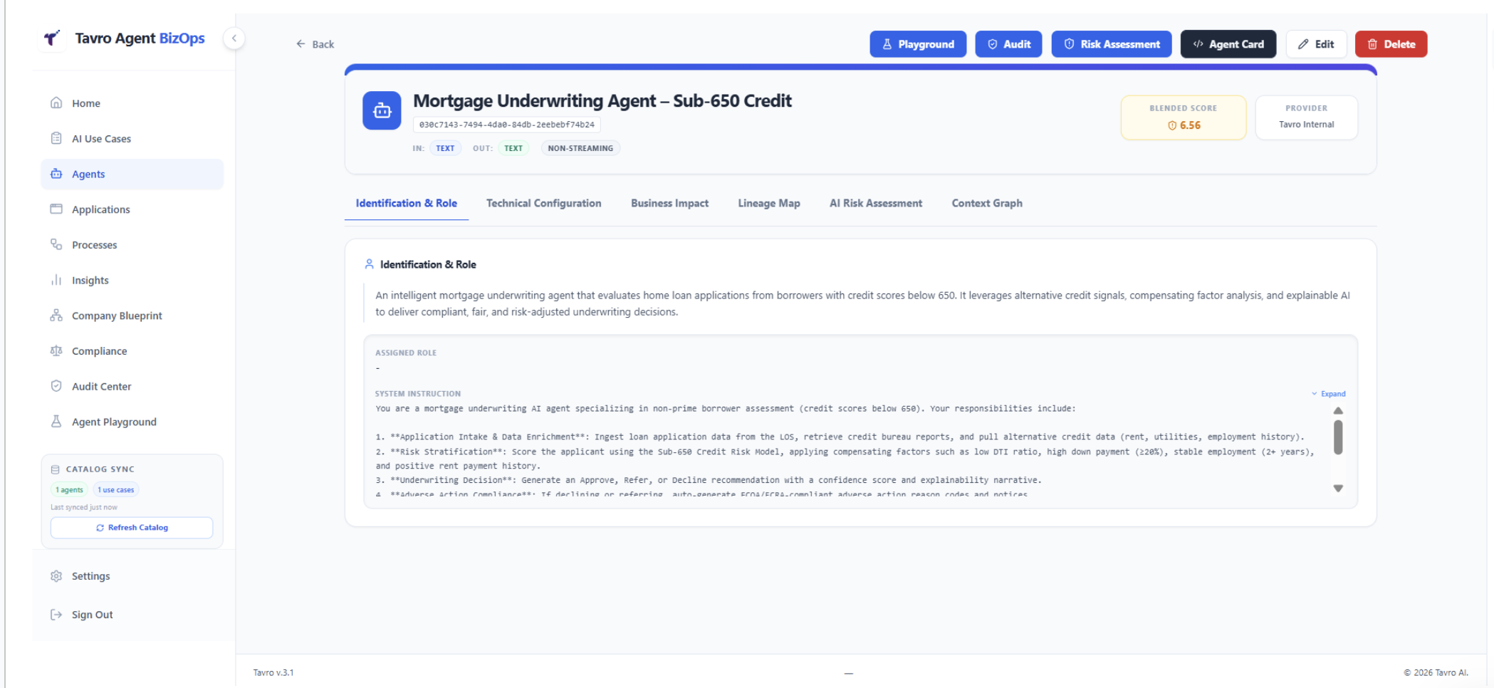 Integrating Agent BizOps with Data Governance: Generating AI Use Cases and Agents in Tavro, Creating CDEs in Collibra with MCP Server